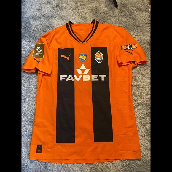 SHAKHTAR DONETSK 23/24 MATCH WORN ISSUE JERSEY KRYSKIV #8 Ukrainian PL Ukraine - Picture 1 of 9